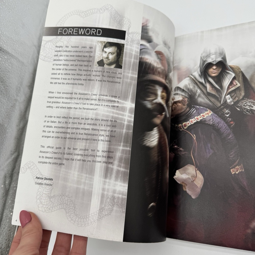 Assassins Creed II Complete Official Guide‎ Piggyback Ubisoft Map Included - Picture 9 of 10